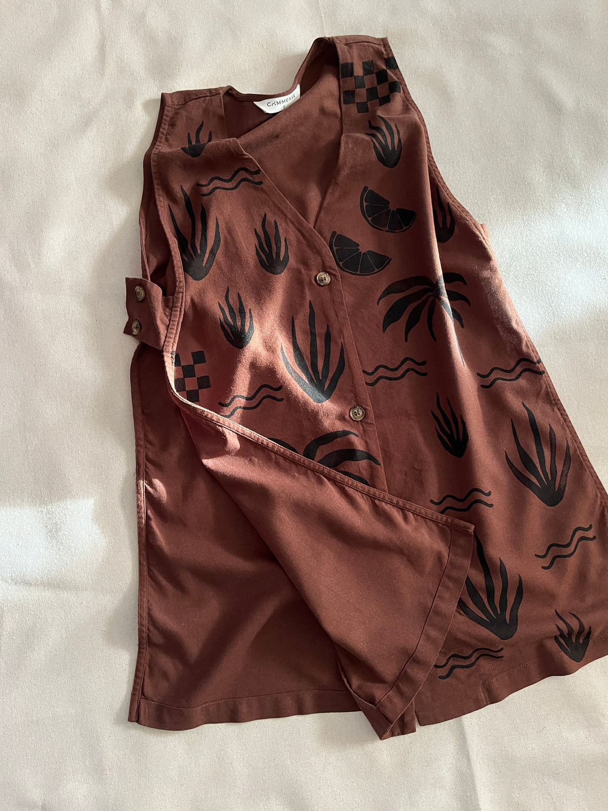 Tropical Printed Vest