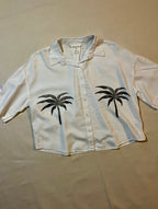 (M)Palm Tree Boxy Top