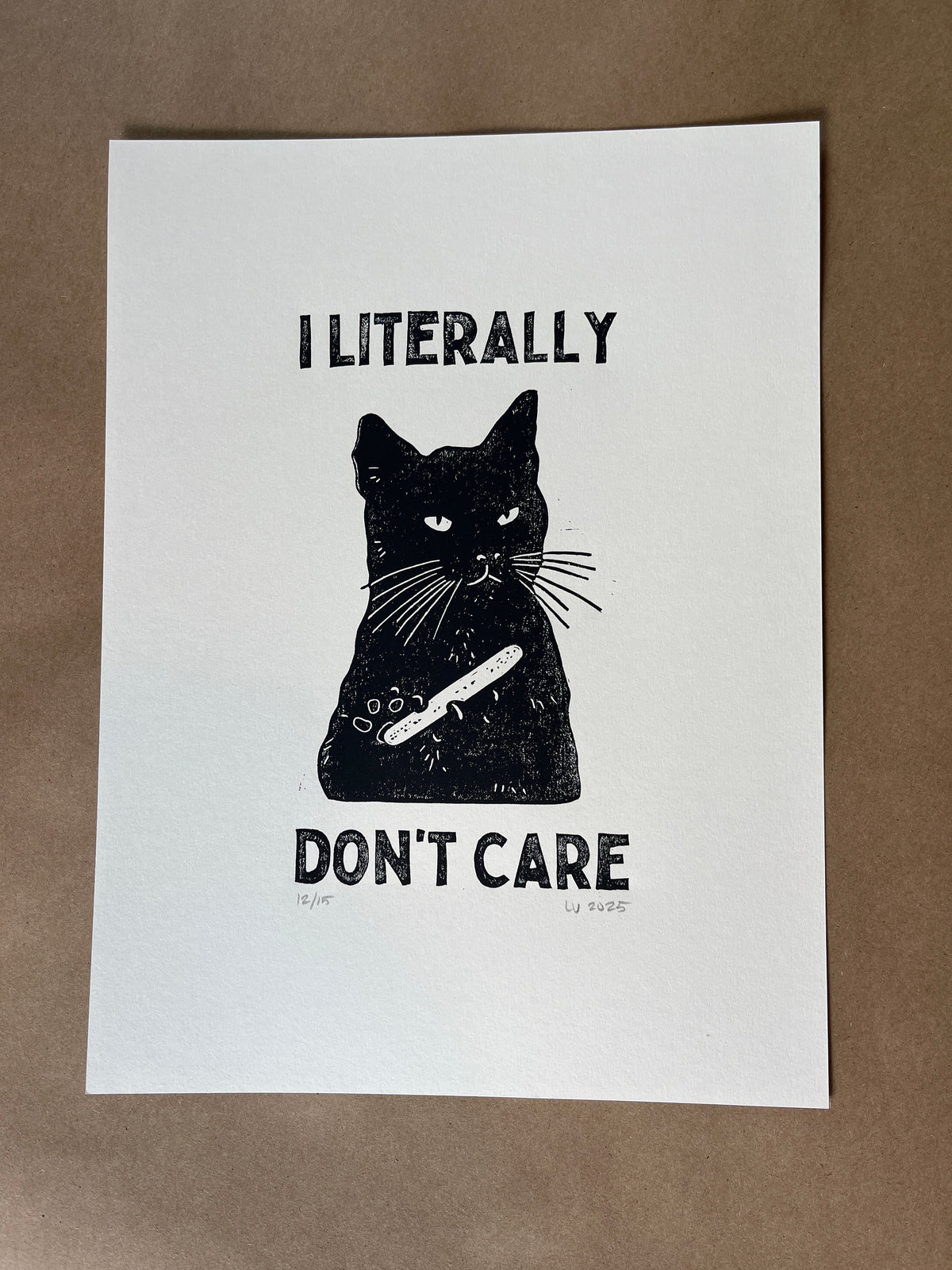 I Literally Don’t Care