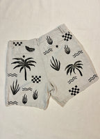 (Sz 34) Tropical Linen Shorts