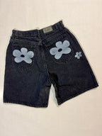 (4)Vintage Flower Shorts