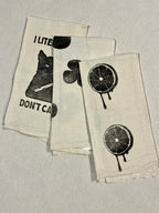 Drippy Orange Tea Towel