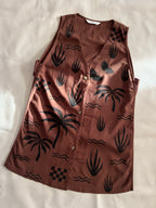 Tropical Printed Vest