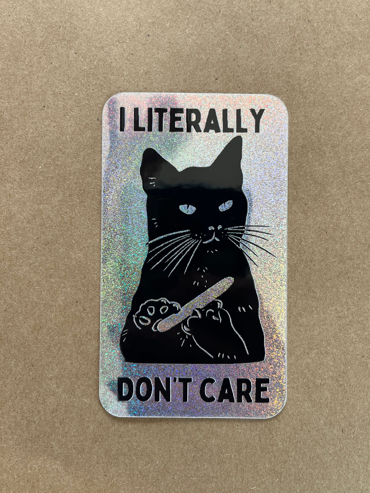 I Lit. Don’t Care Sticker